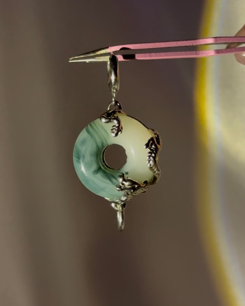 Dragon Jade Drop Earrings | ☾231