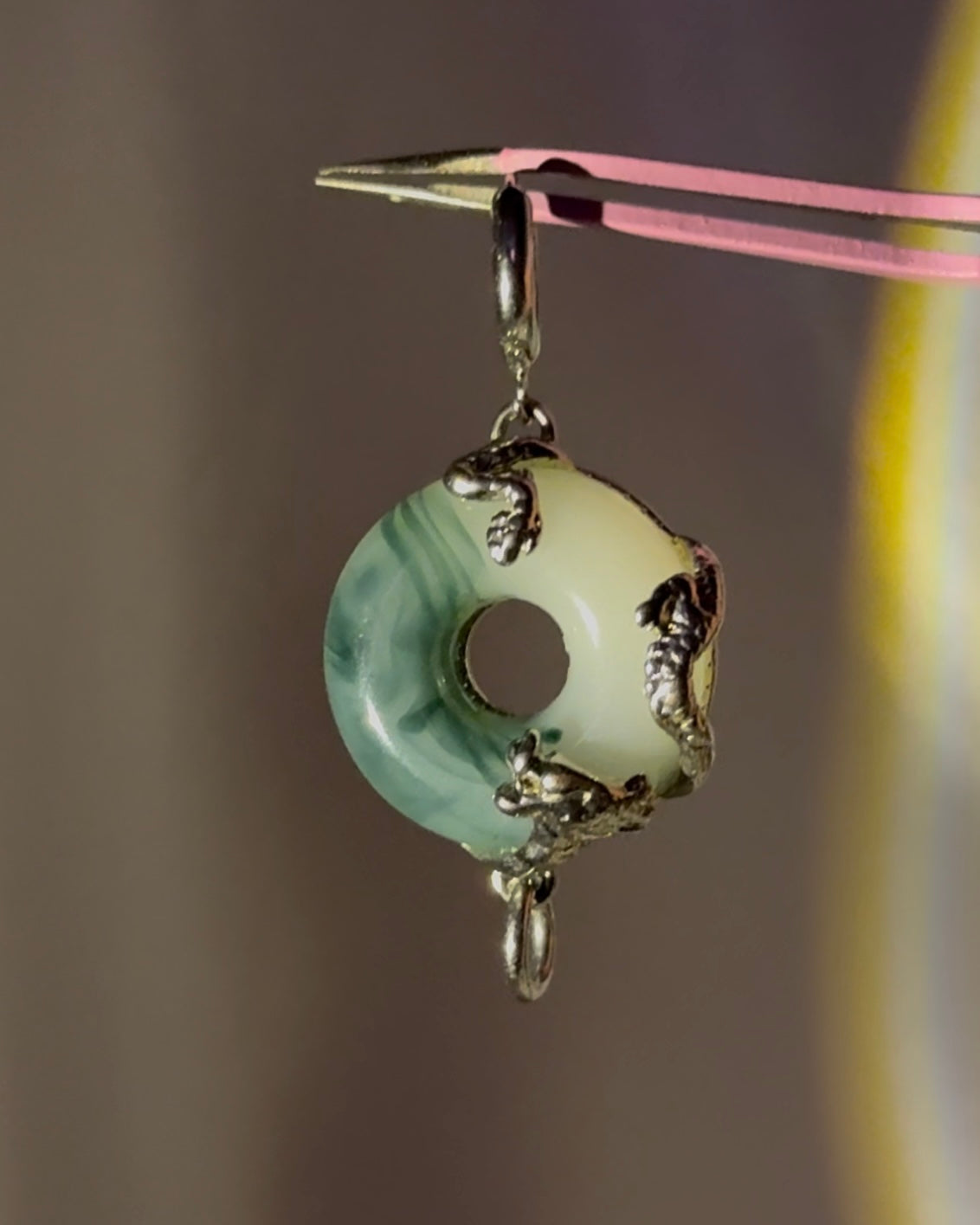 Dragon Jade Drop Earrings | ☾231