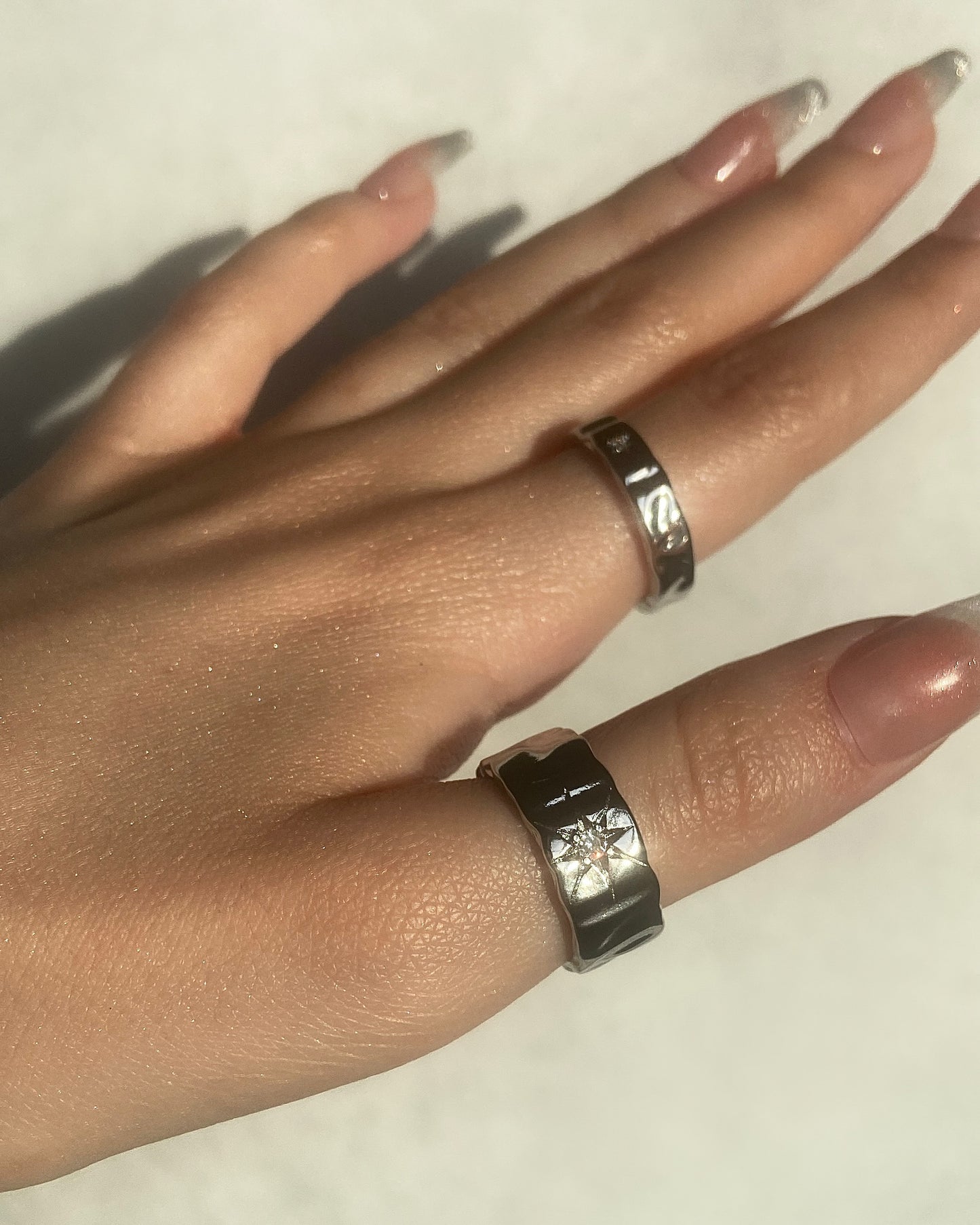 Starburst Rings | ☾036 | Couples/friendship Rings