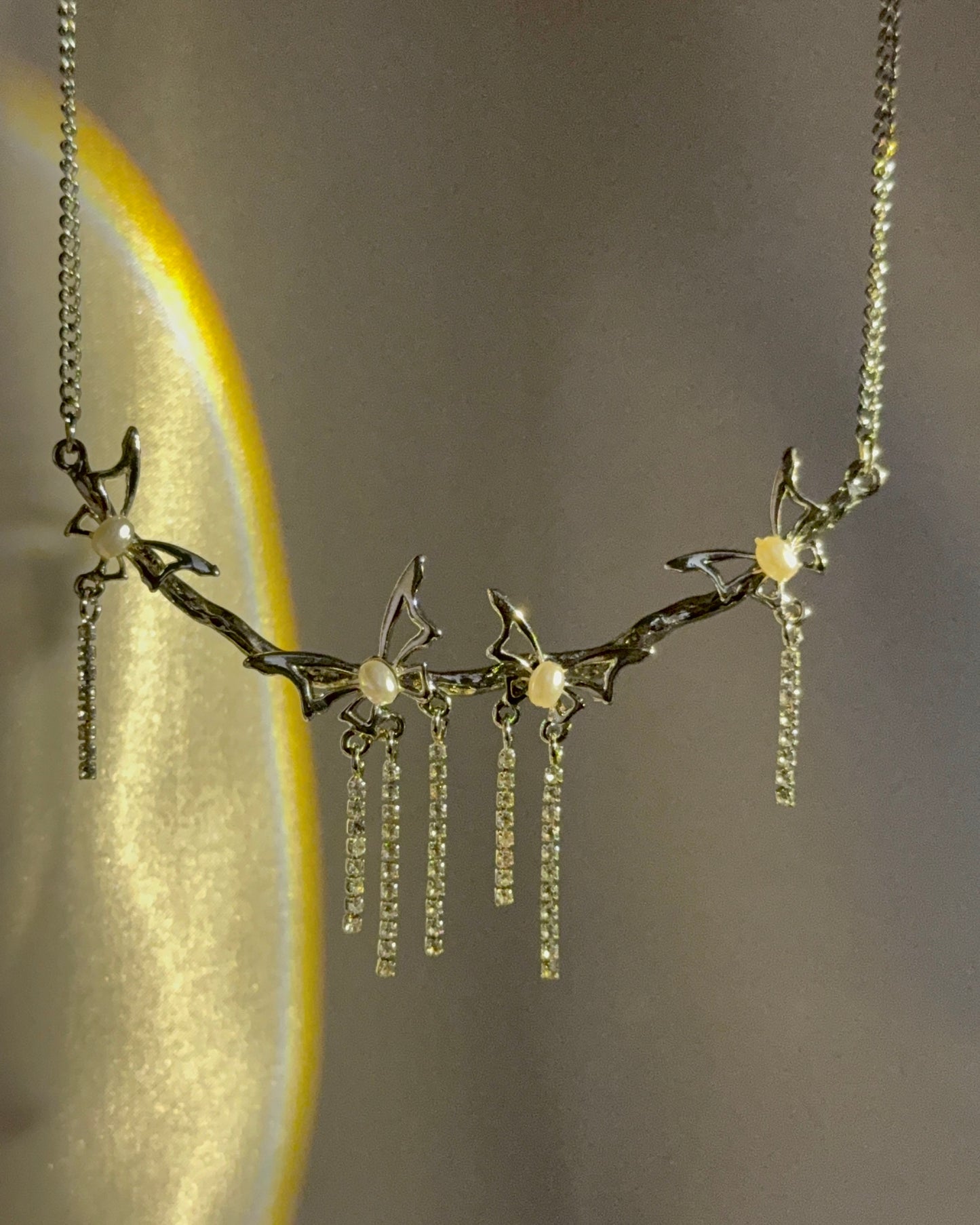 Butterfly Tassel Necklace | ☾094