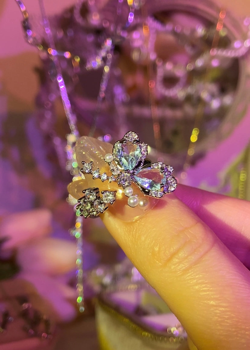 Butterfly Gemstone Ring | ☾257