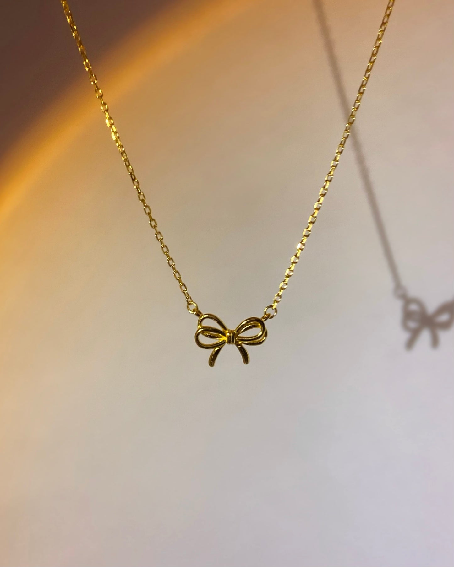 Ribbon Minimalist Necklace | ☾218