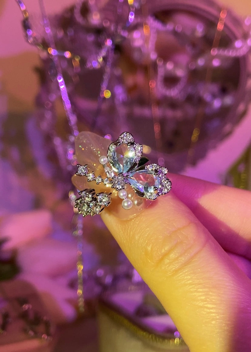 Butterfly Gemstone Ring | ☾257