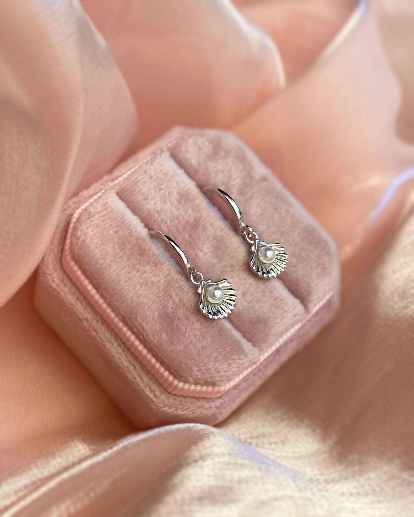 Seashell Drop Earrings | ☾241