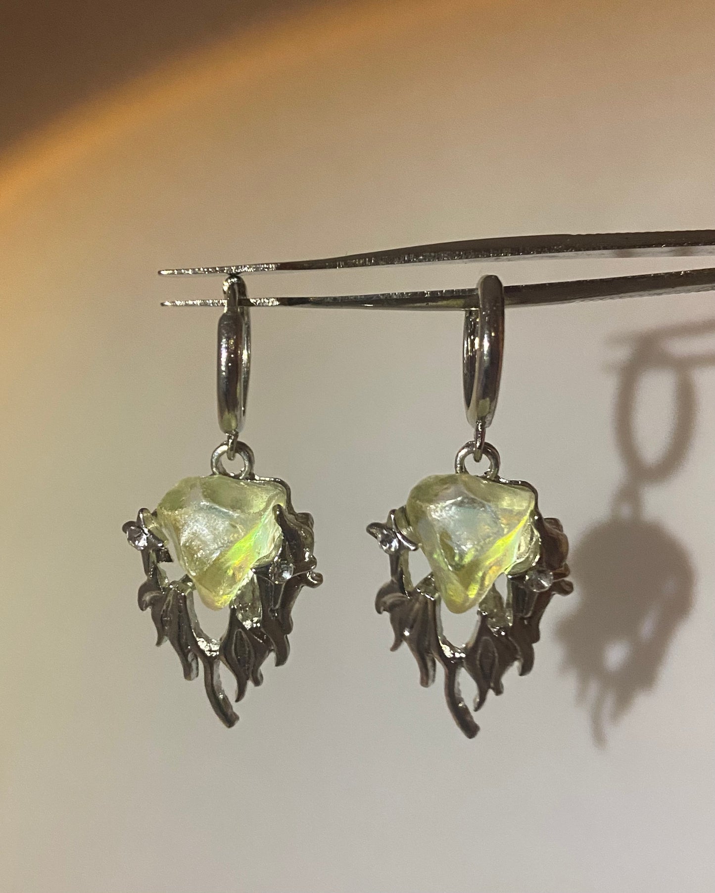 Glacier Flame Earrings | ☾069