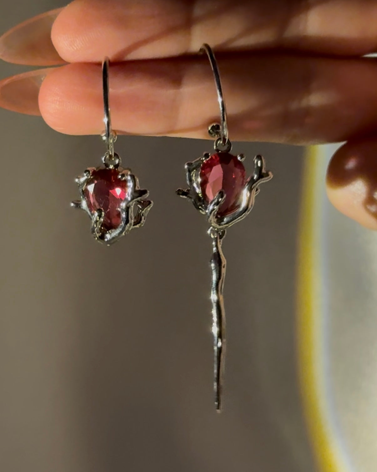 Red Rose Earring | ☾091