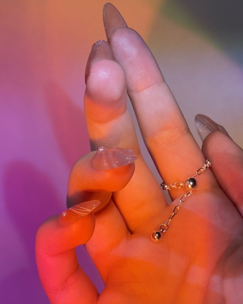 Moonstone Chain Ring | ☾230