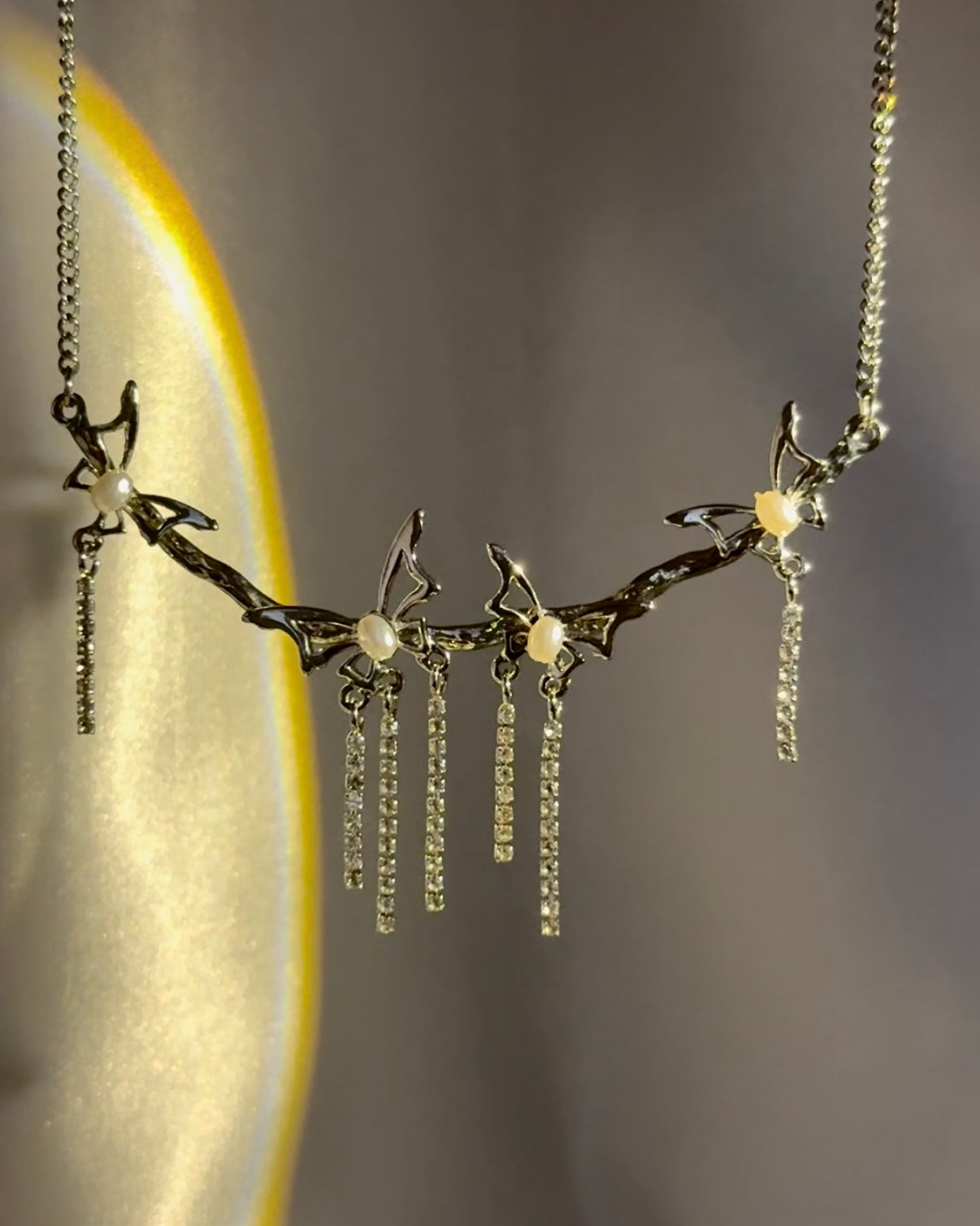 Butterfly Tassel Necklace | ☾094