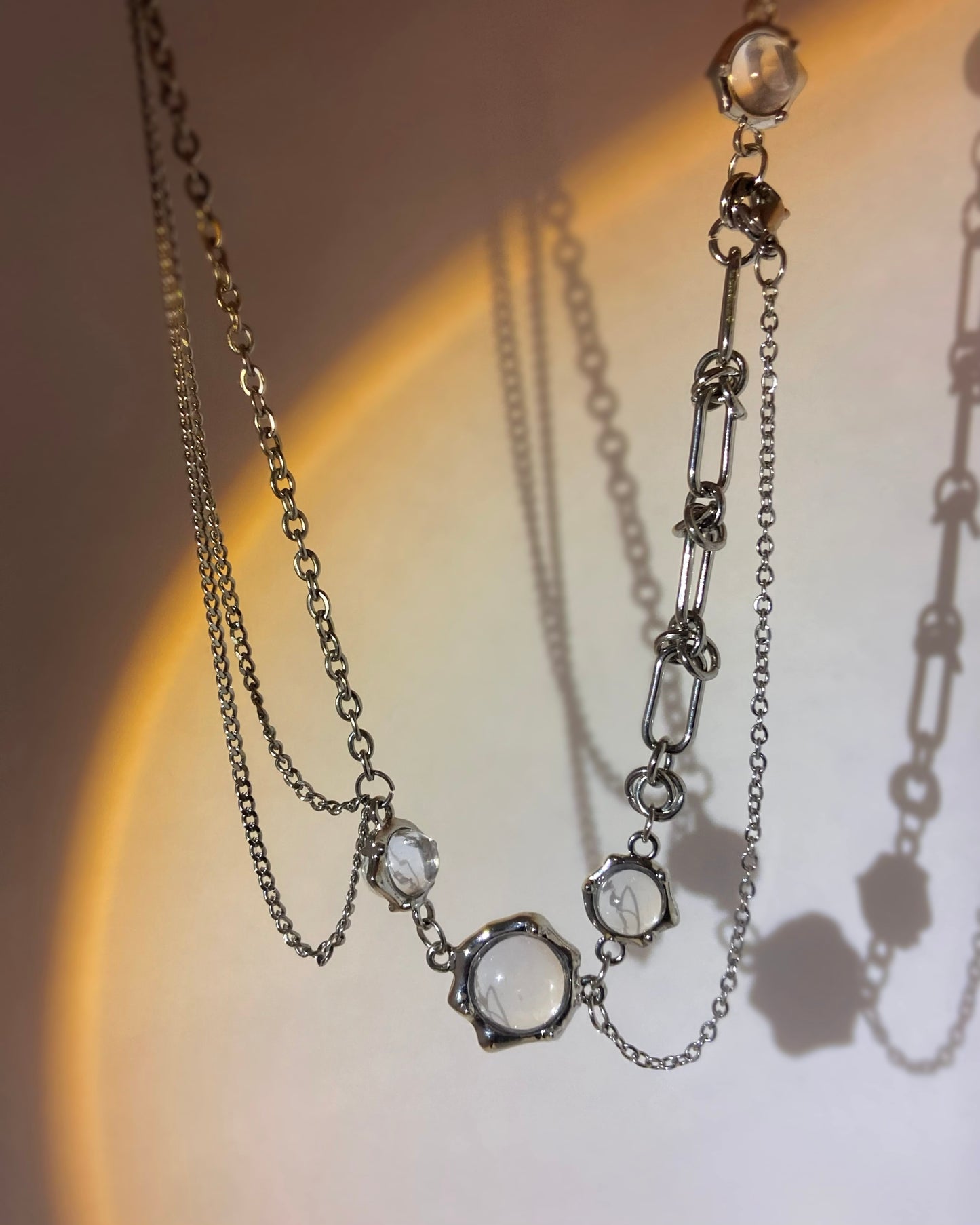Waterdrop Tassel Chain Necklace | ☾226