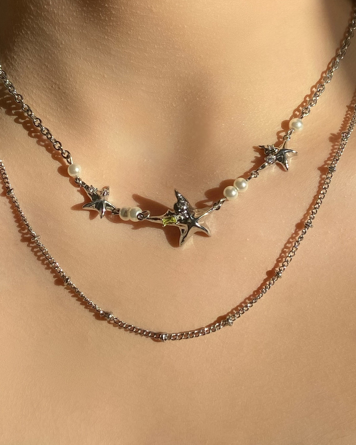 Layered Starfish Necklace | ⏾156