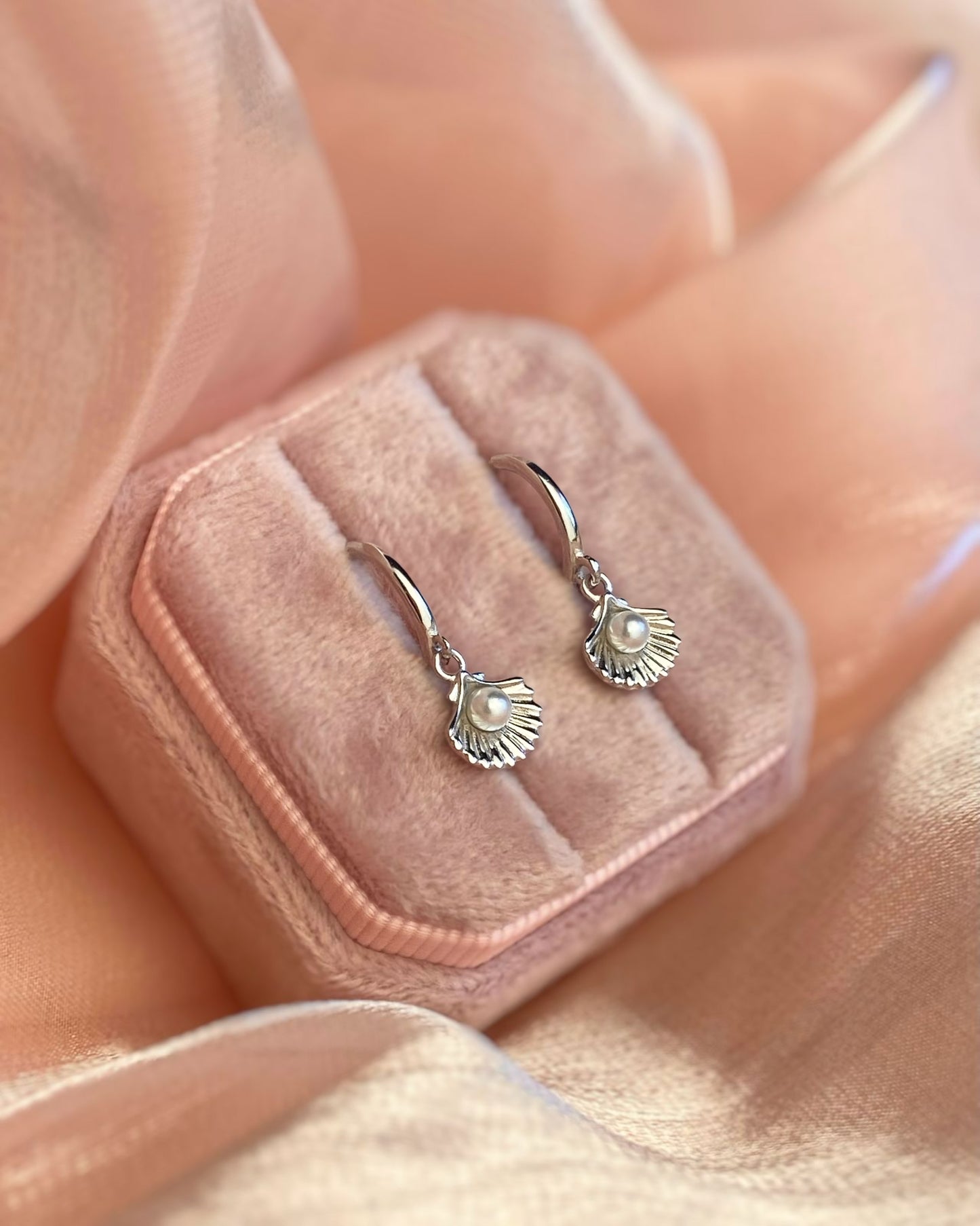 Seashell Drop Earrings | ☾241