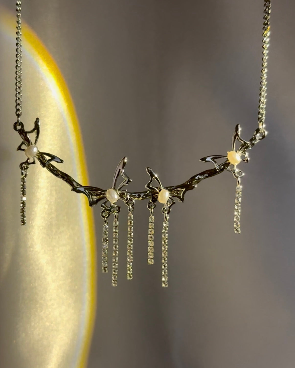 Butterfly Tassel Necklace | ☾094