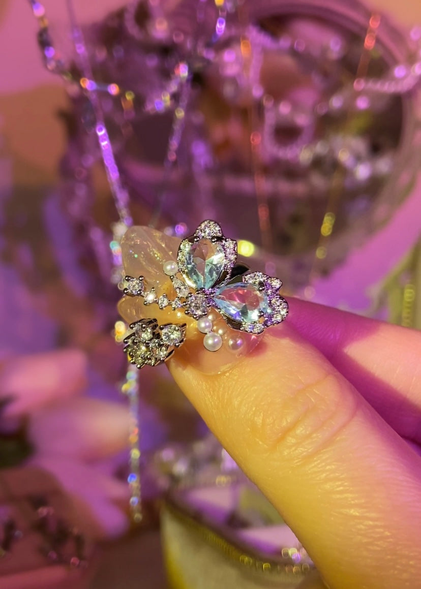 Butterfly Gemstone Ring | ☾257