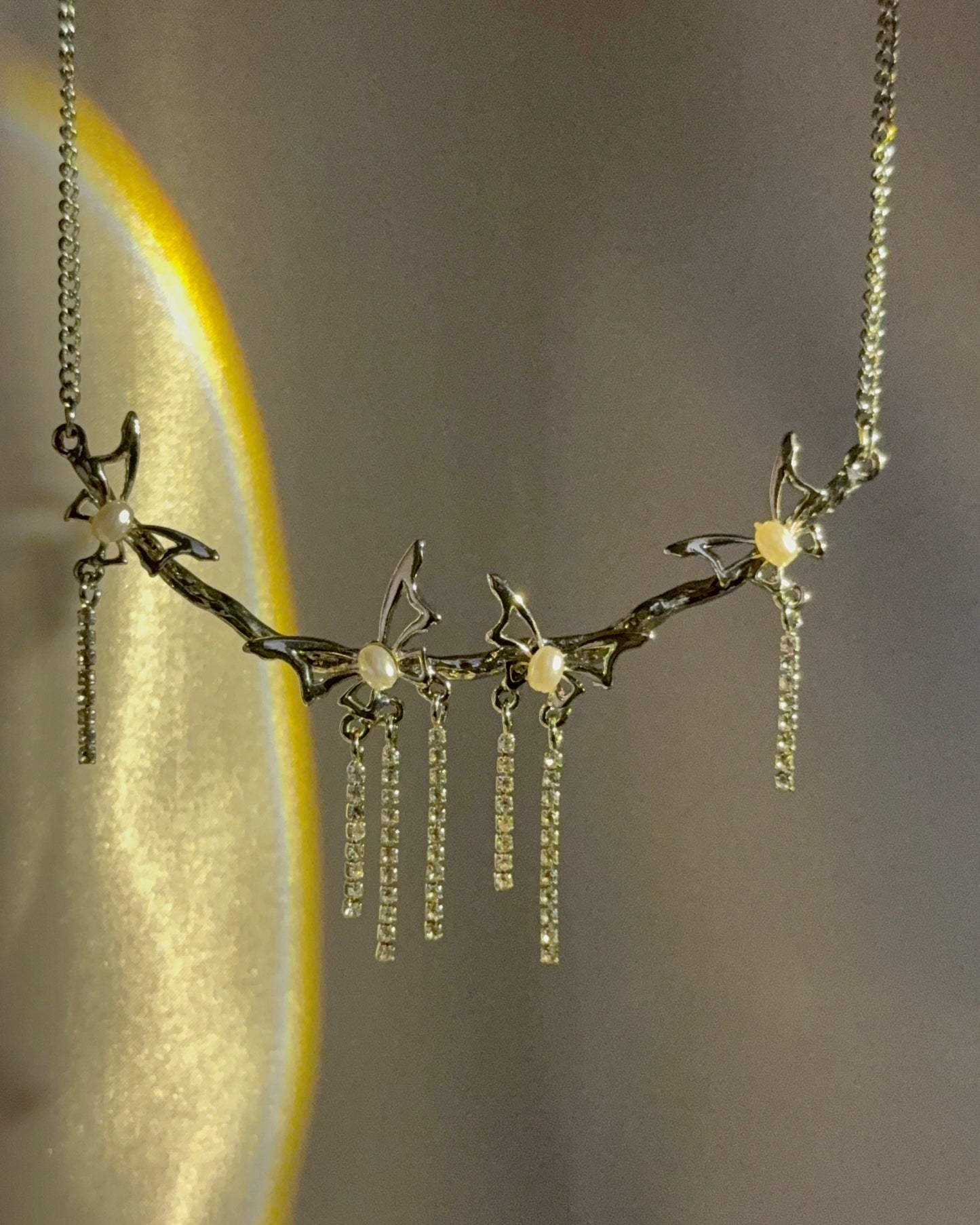 Butterfly Tassel Necklace | ☾094