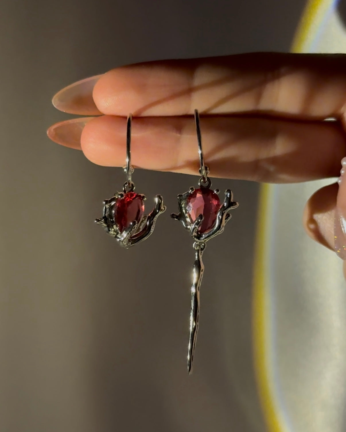Red Rose Earring | ☾091