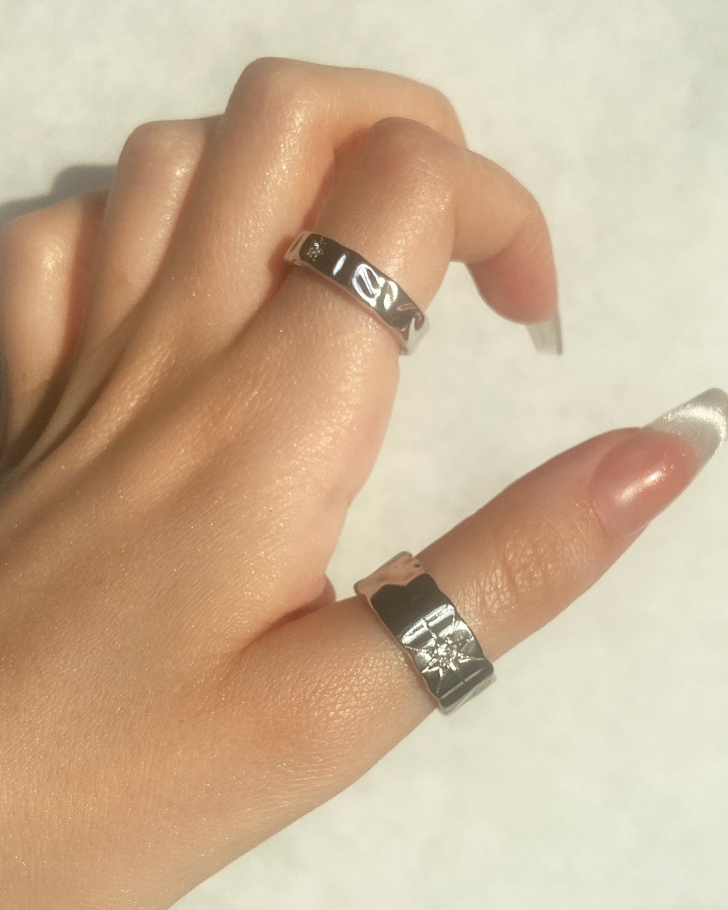Starburst Rings | ☾036 | Couples/friendship Rings