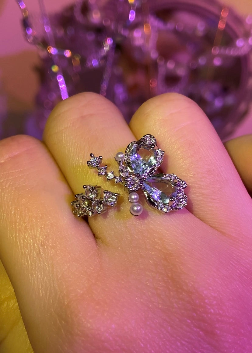 Butterfly Gemstone Ring | ☾257