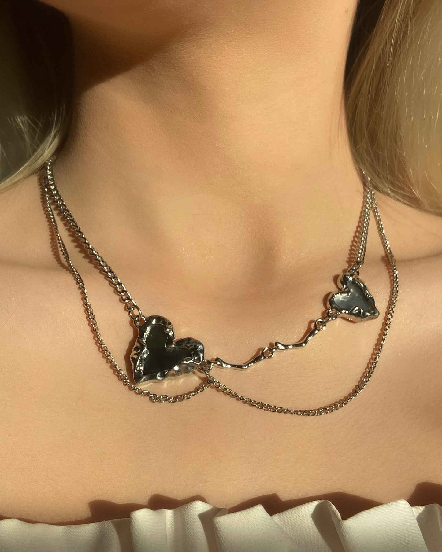 Mirror Heart Necklace | ☾093