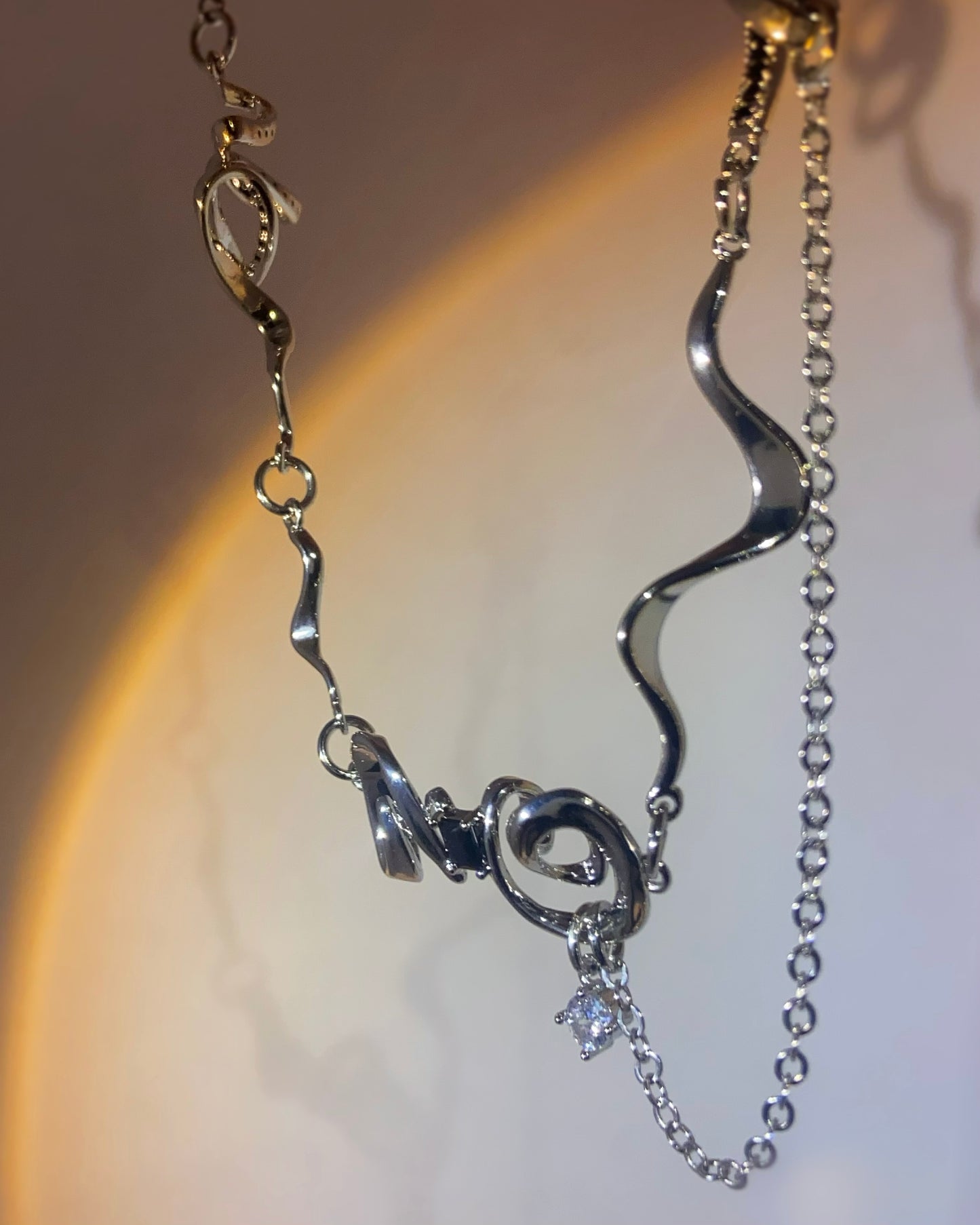 Swirly Ribbon Necklace | ☾117