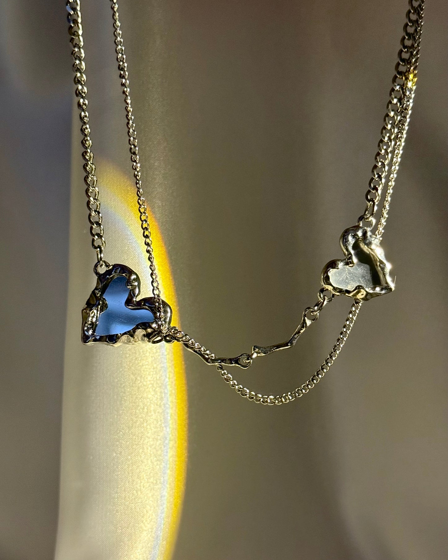Mirror Heart Necklace | ☾093
