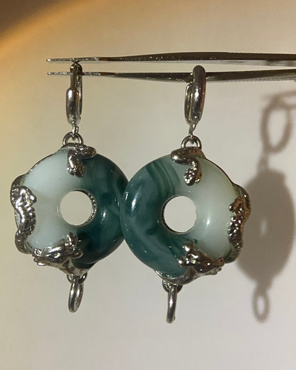 Dragon Jade Drop Earrings | ☾231