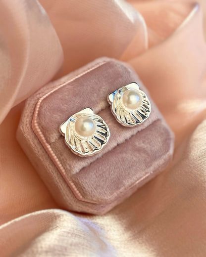 Seashell Stud Earrings | ☾240