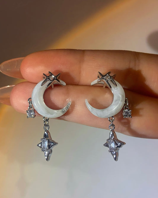 Dangle Moon Earrings | ☾023