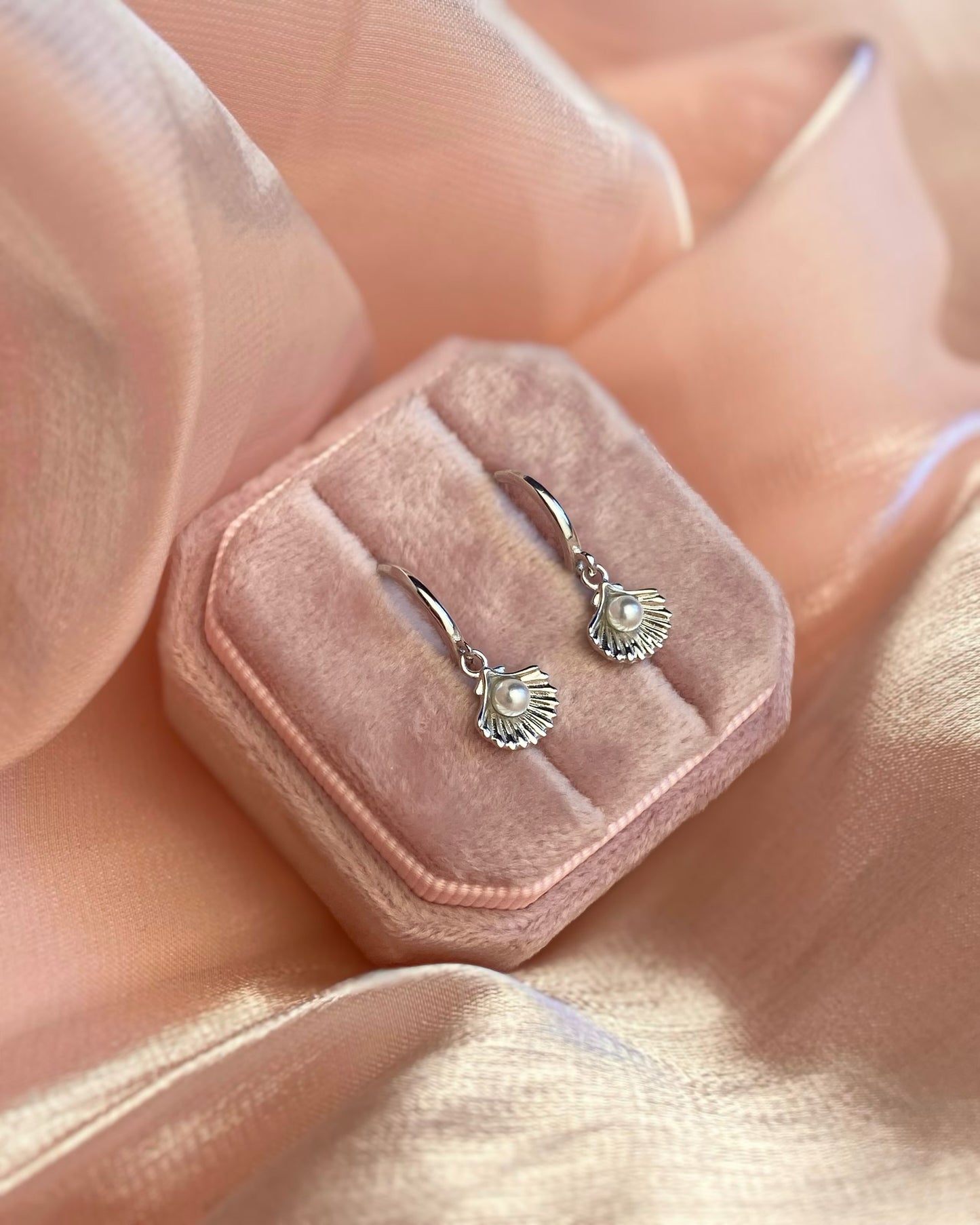 Seashell Drop Earrings | ☾241