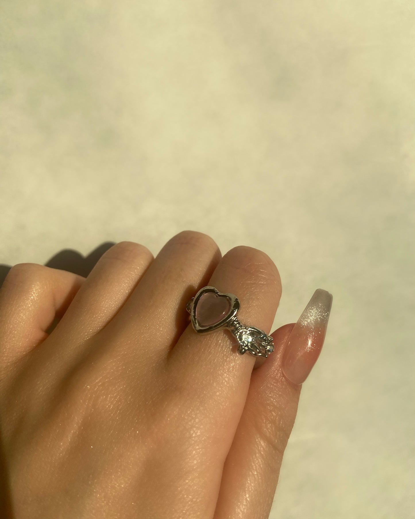 Barbed Wire Heart Ring | ☾026