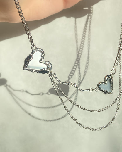 Mirror Heart Necklace | ☾093