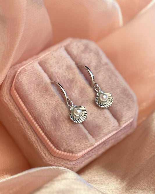 Seashell Drop Earrings | ☾241