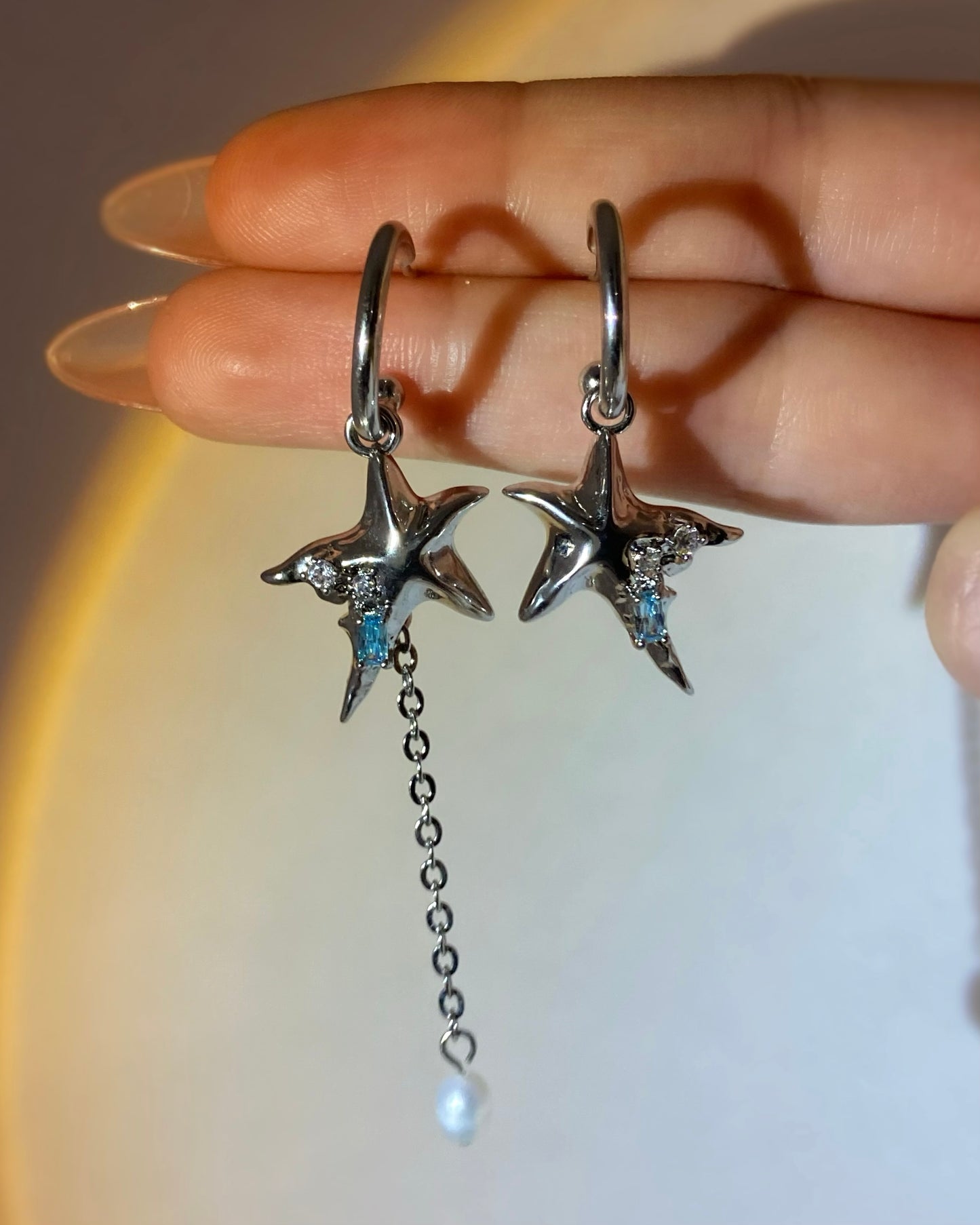 Starfish Drop Earrings | ☾153