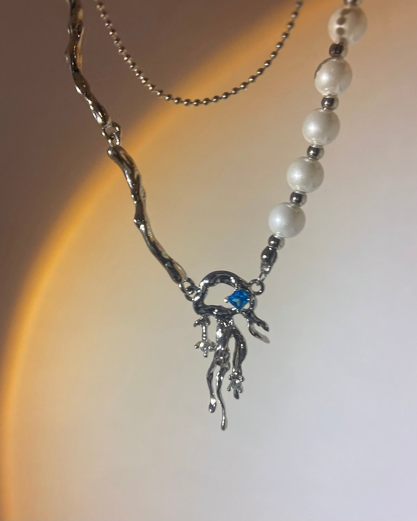 Blue Jellyfish Necklace | ☾104