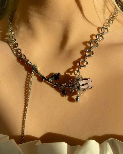Lavender Rose Necklace | ☾046