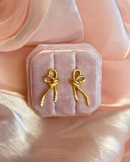 Coquette Ribbon Earrings | ☾242