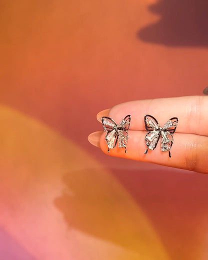 Butterfly Gemstone Earrings | ☾192