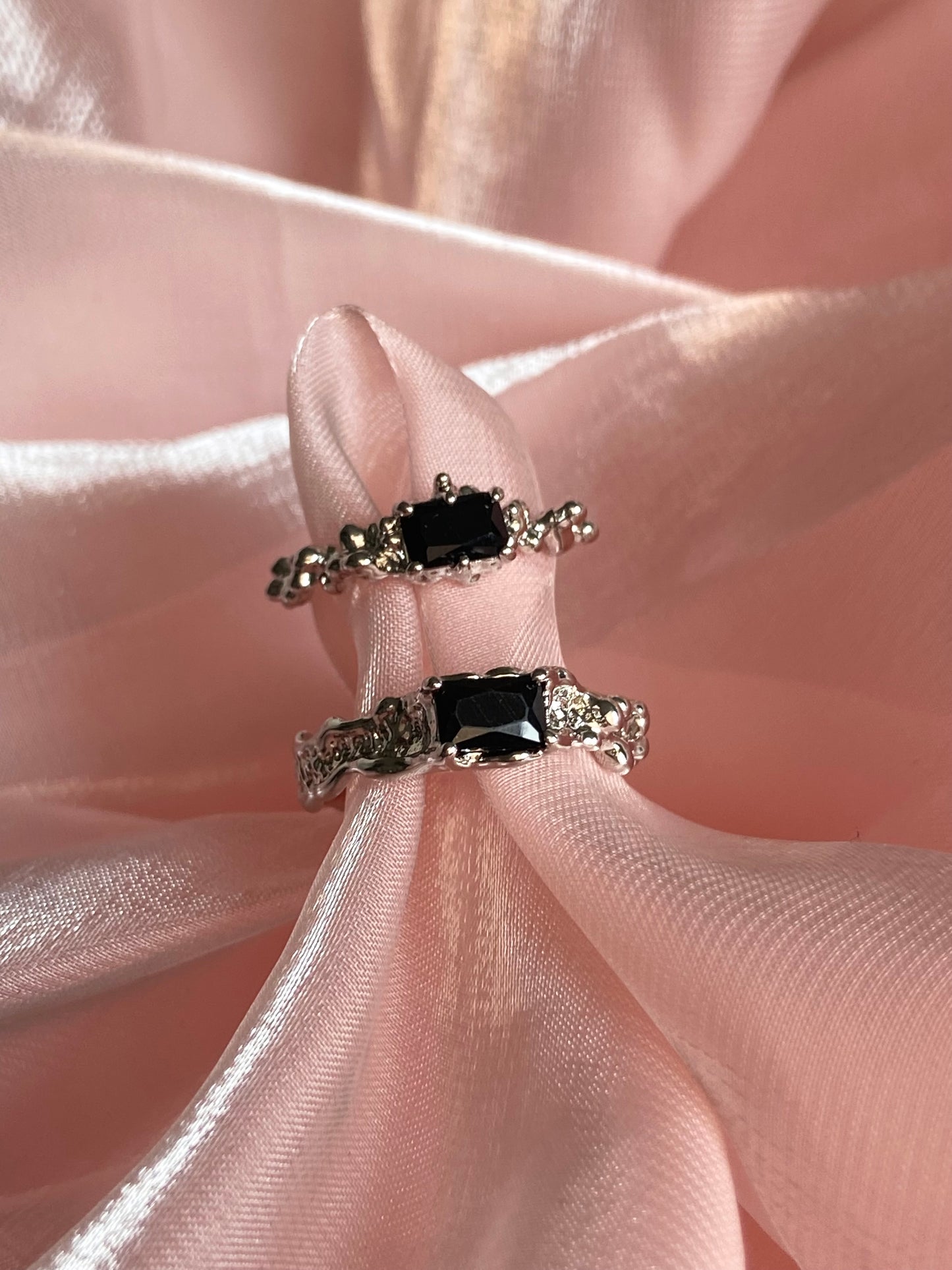 Black Gem Rings | ☾144