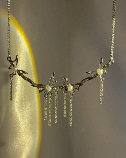 Butterfly Tassel Necklace | ☾094