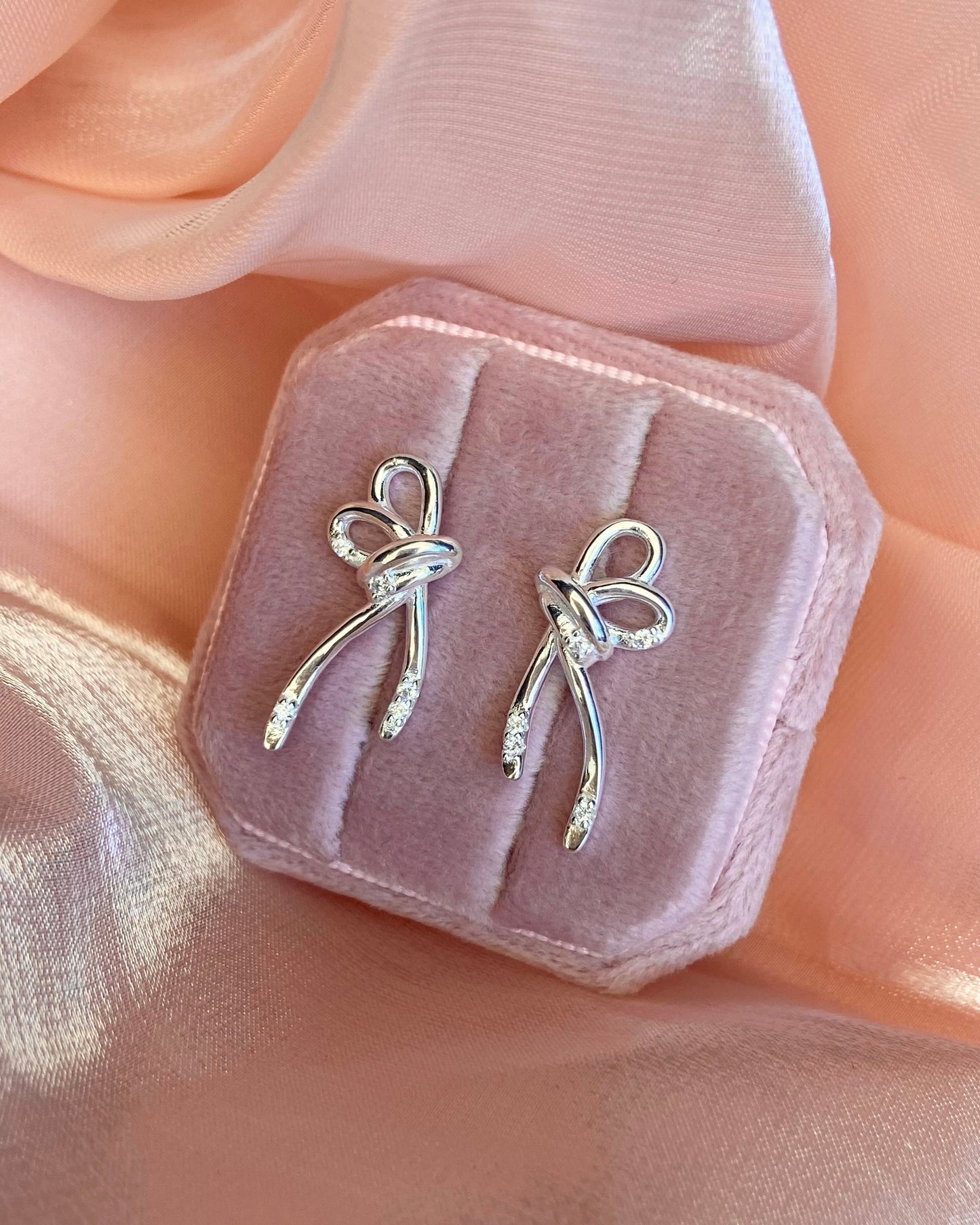 Coquette Ribbon Earrings | ☾242