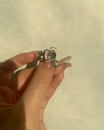 Barbed Wire Heart Ring | ☾026