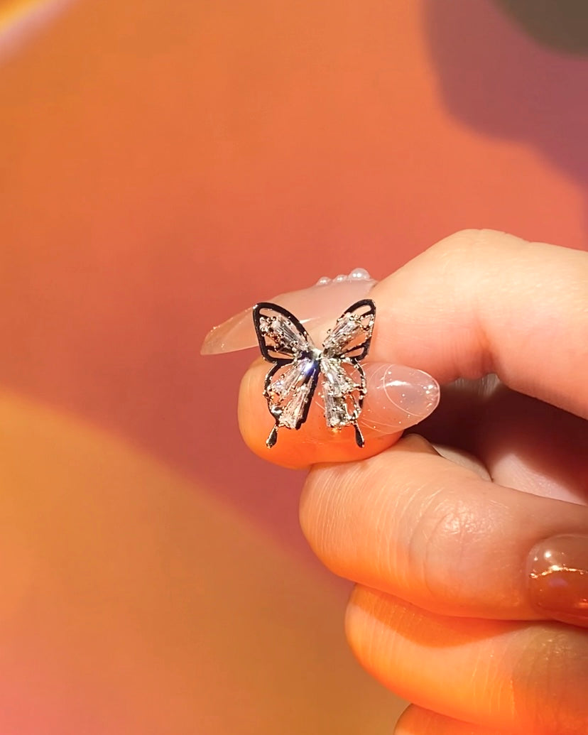 Butterfly Gemstone Earrings | ☾192