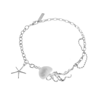 White Jellyfish Bracelet | ☾042