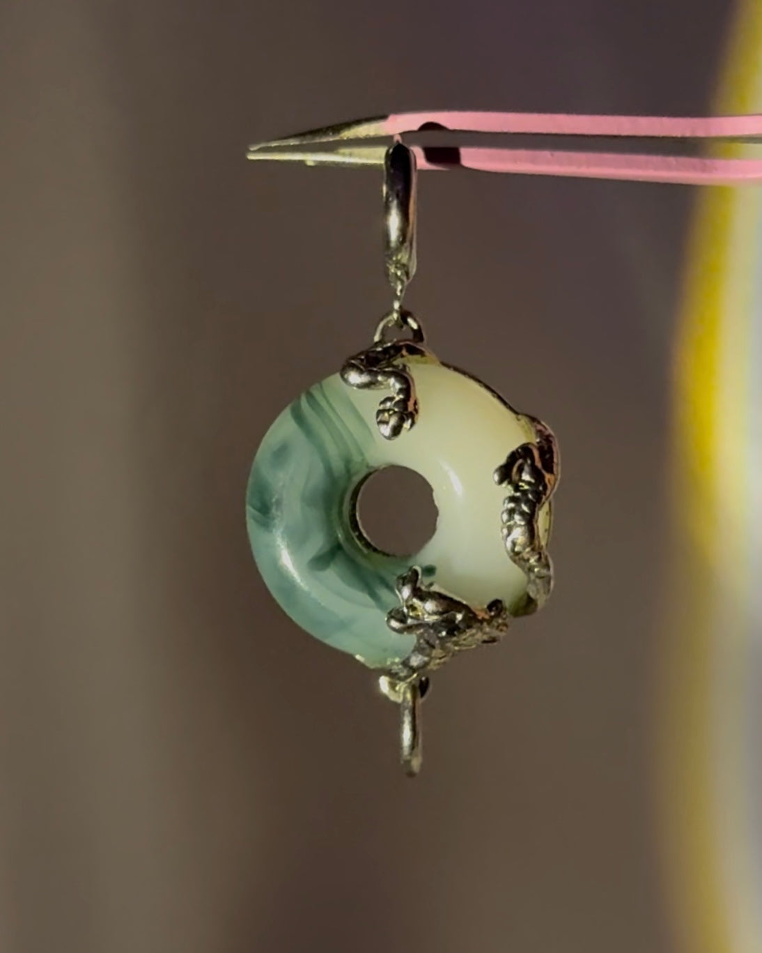 Dragon Jade Drop Earrings | ☾231