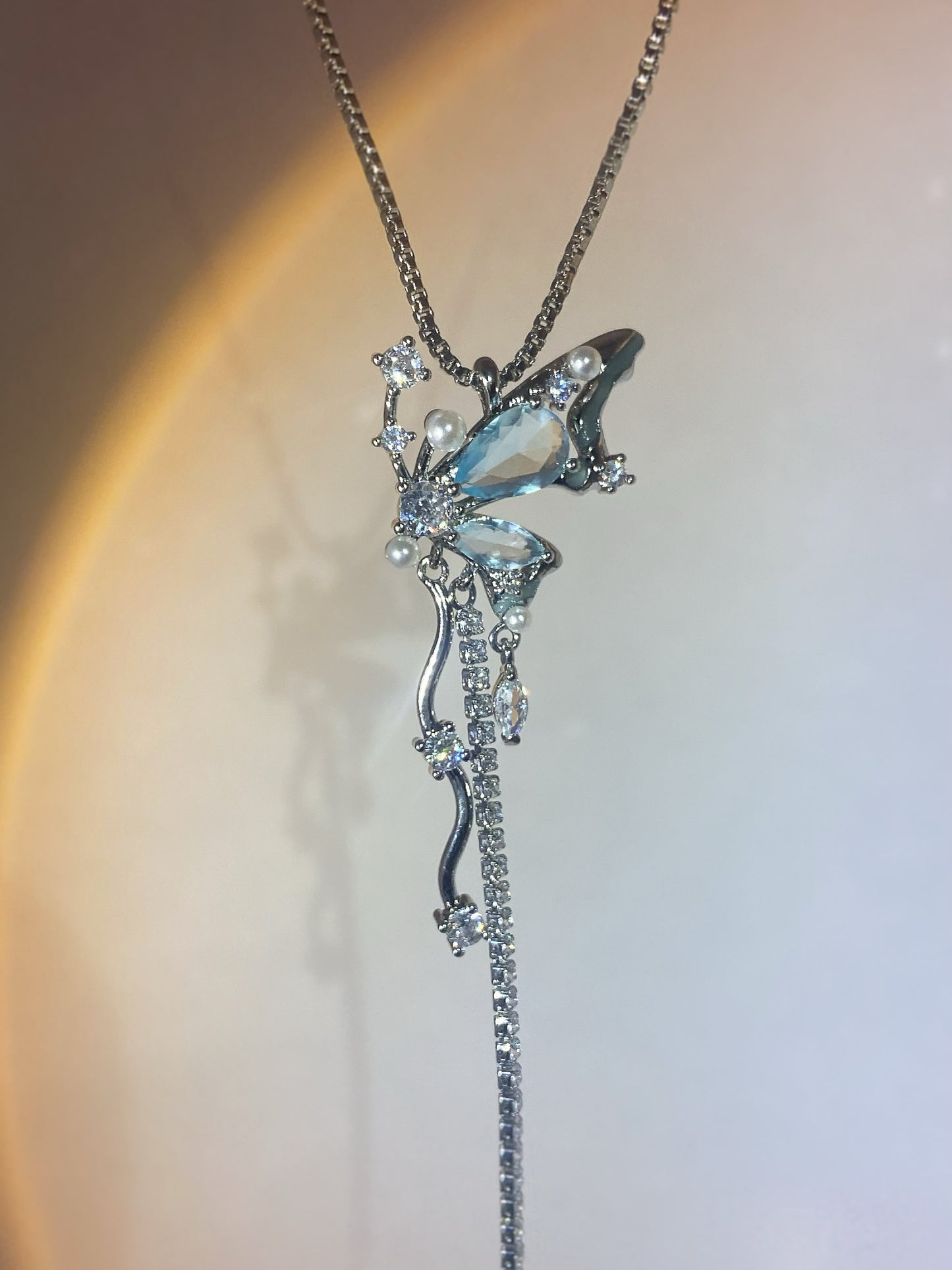 Butterfly Gemstone Necklace | ☾147