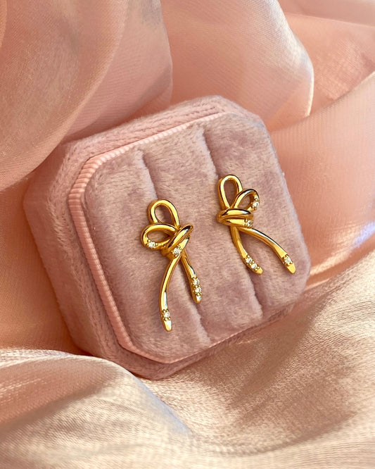 Coquette Ribbon Earrings | ☾242
