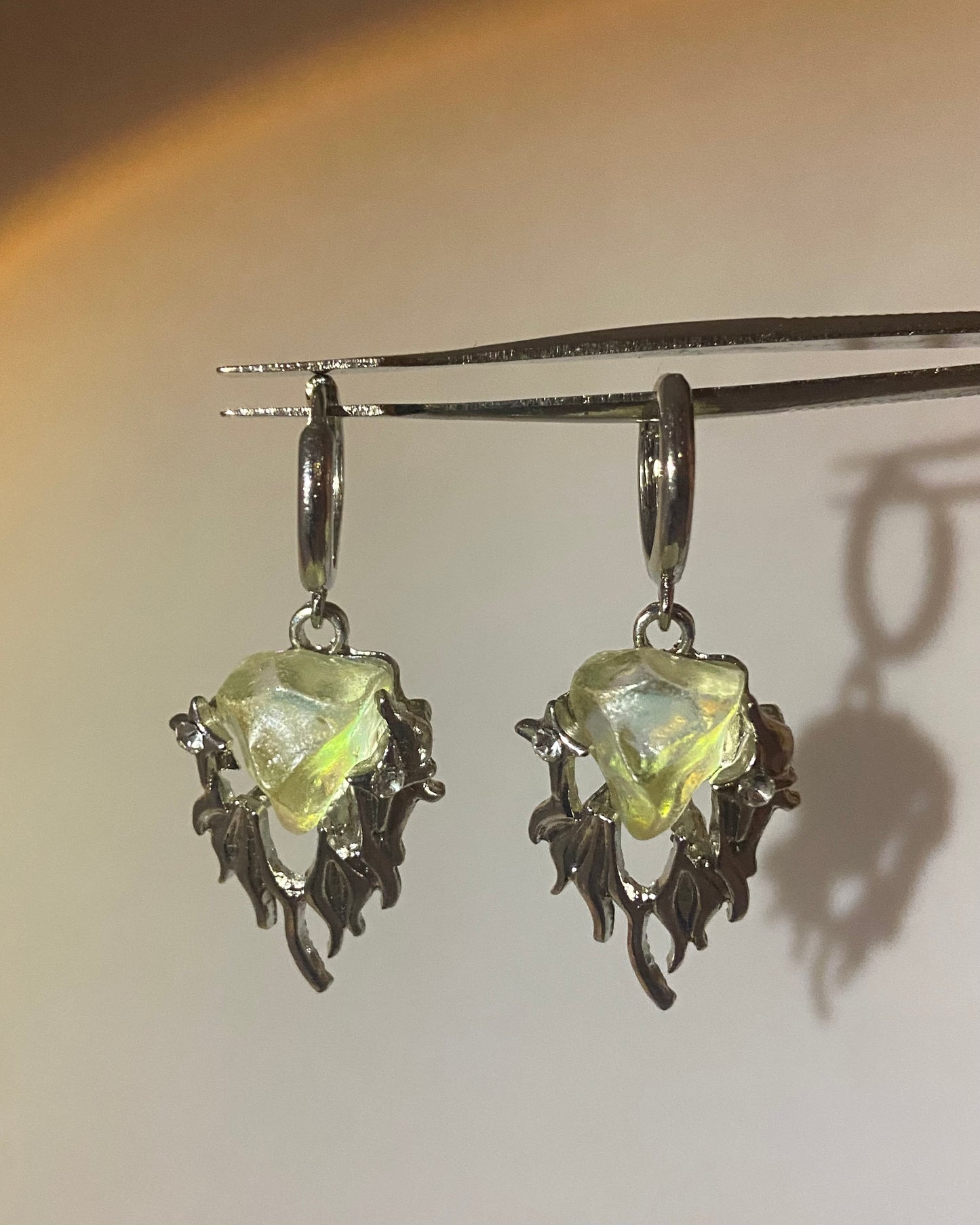 Glacier Flame Earrings | ☾069