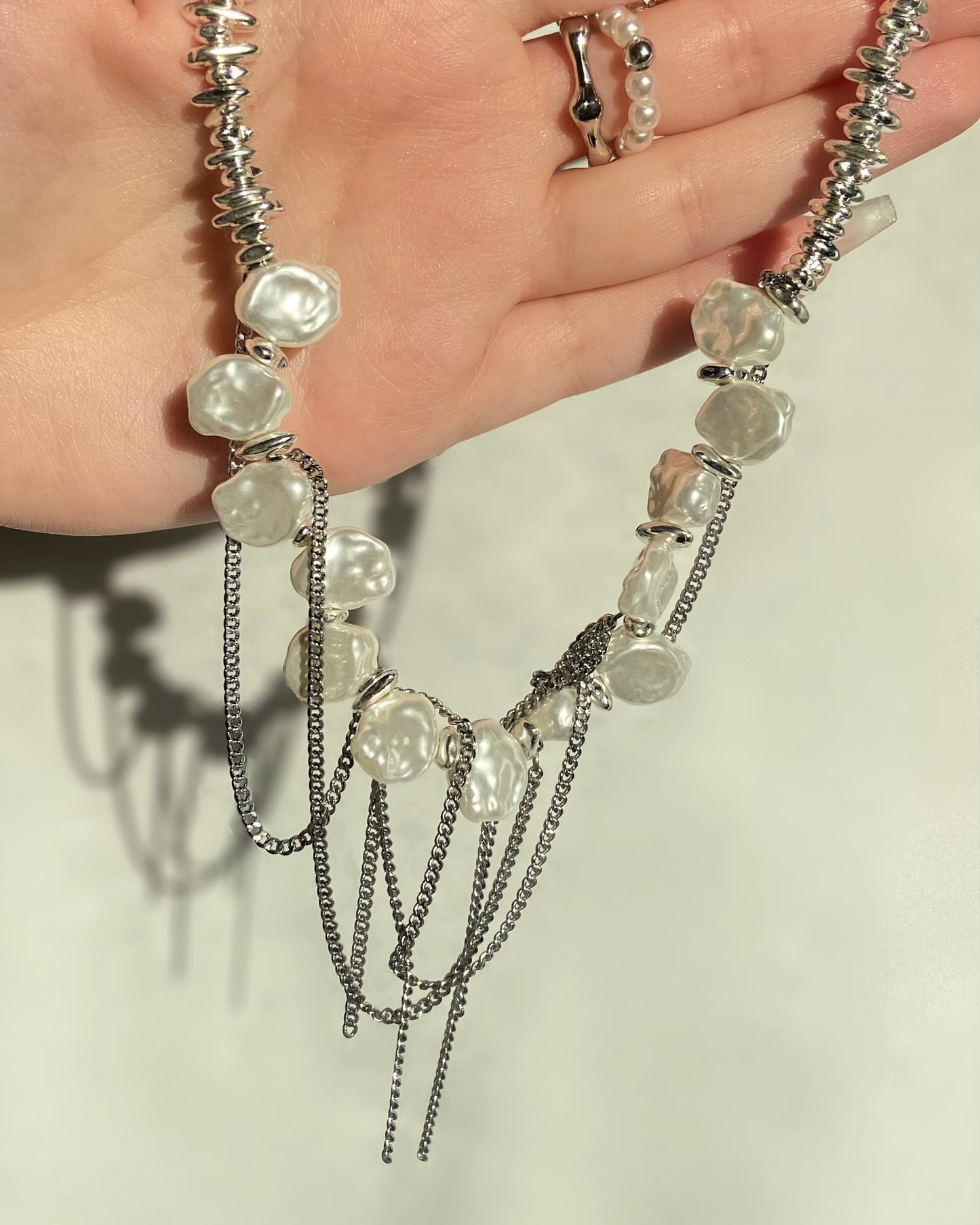 Tassel Coin Pearl Necklace | ☾165