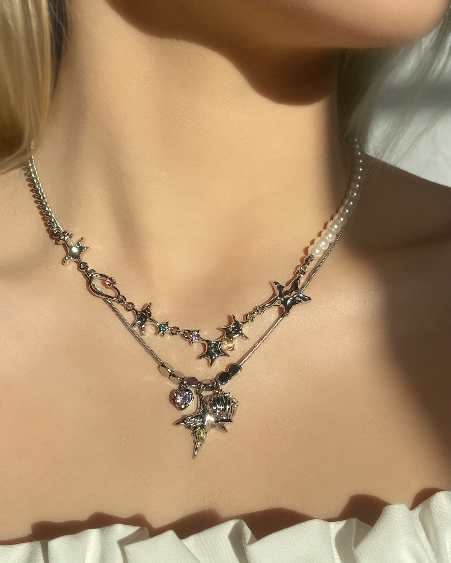 Multi Starfish Necklace | ☾159