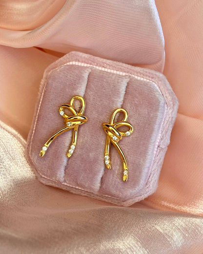 Coquette Ribbon Earrings | ☾242