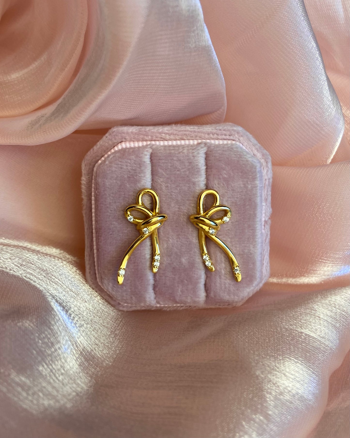 Coquette Ribbon Earrings | ☾242